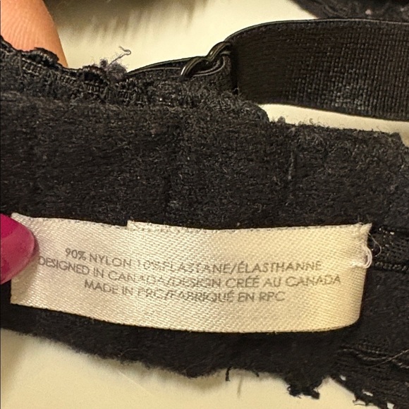 La Vie En Rose Black underwire Bra with lace detail, 36C - Picture 10 of 10